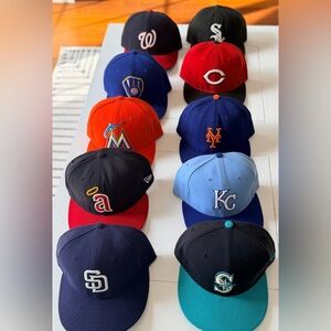 Assorted MLB Baseball Caps